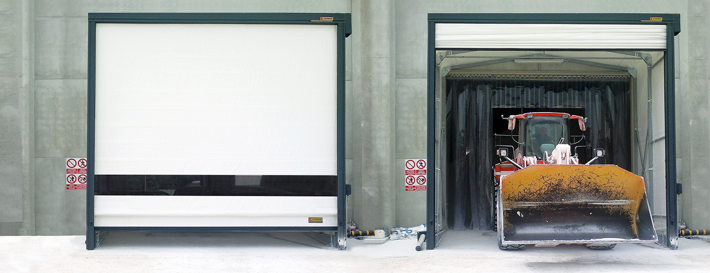 High-speed-fold-up-doors